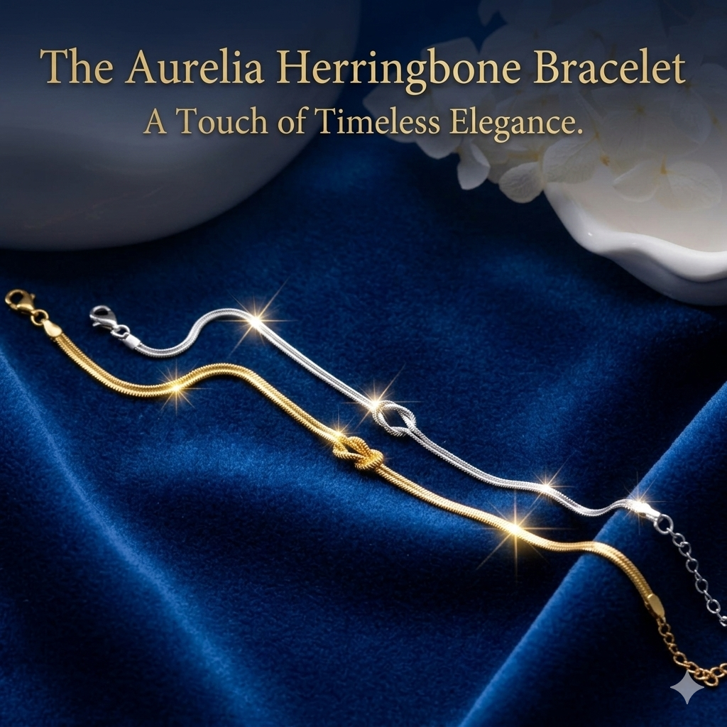 The Aurelia Herringbone Bracelet