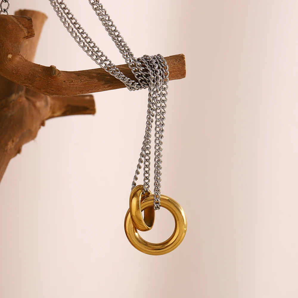 18k Gold Plated Serenity Circle