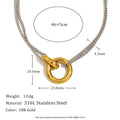18k Gold Plated Serenity Circle