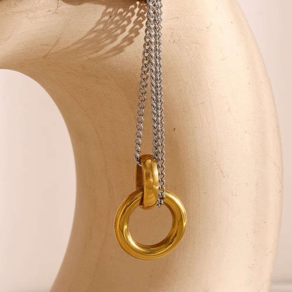 18k Gold Plated Serenity Circle